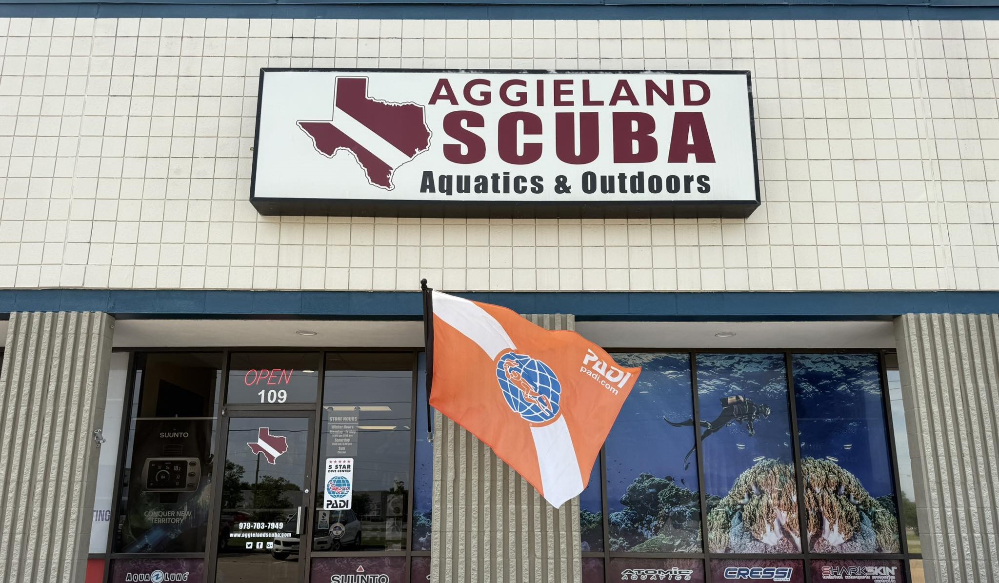 Aggieland Scuba in Ste 109, Collage Station